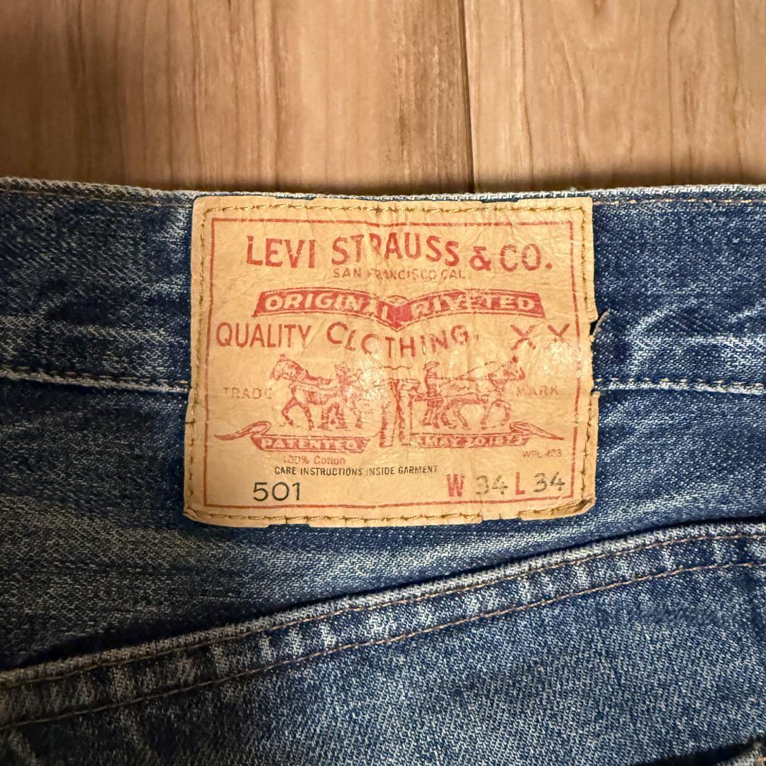鬼ヒゲ！ハチノス】LEVI'S 501XX 1955 W36【LVC】 - メルカリ