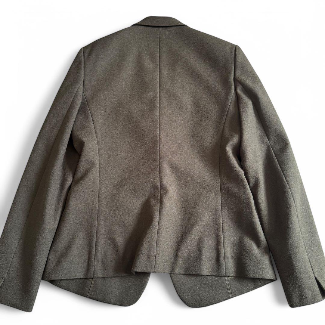美品　ICB　Warm Georgette　スーツセットアップ　カーキ　L