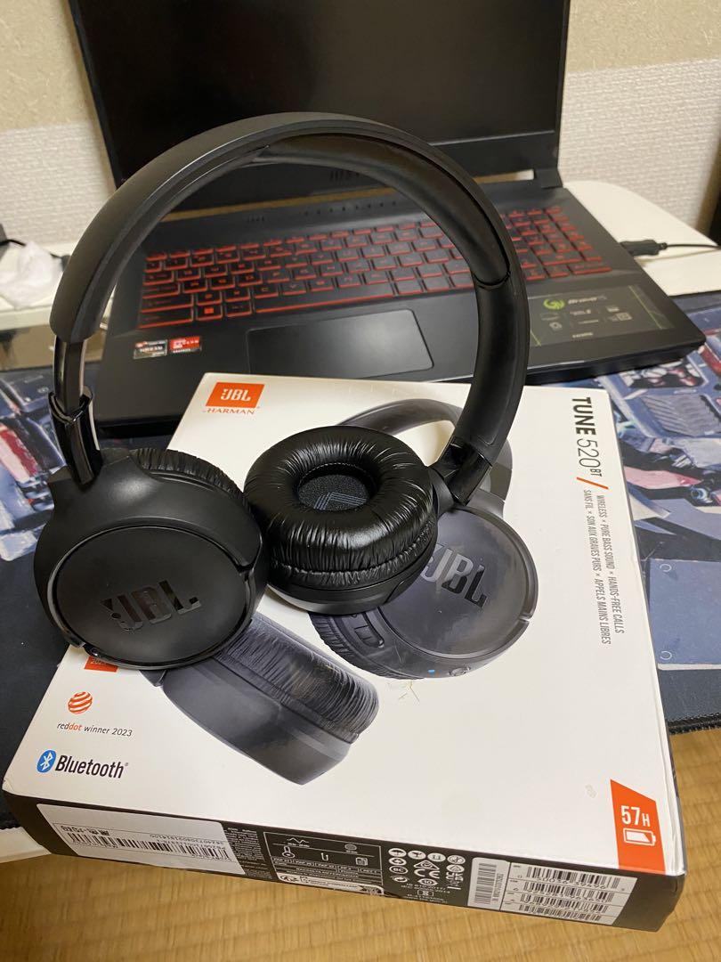 JBL TUNE 520BT ワイヤレスヘッドホン ブラック - メルカリ
