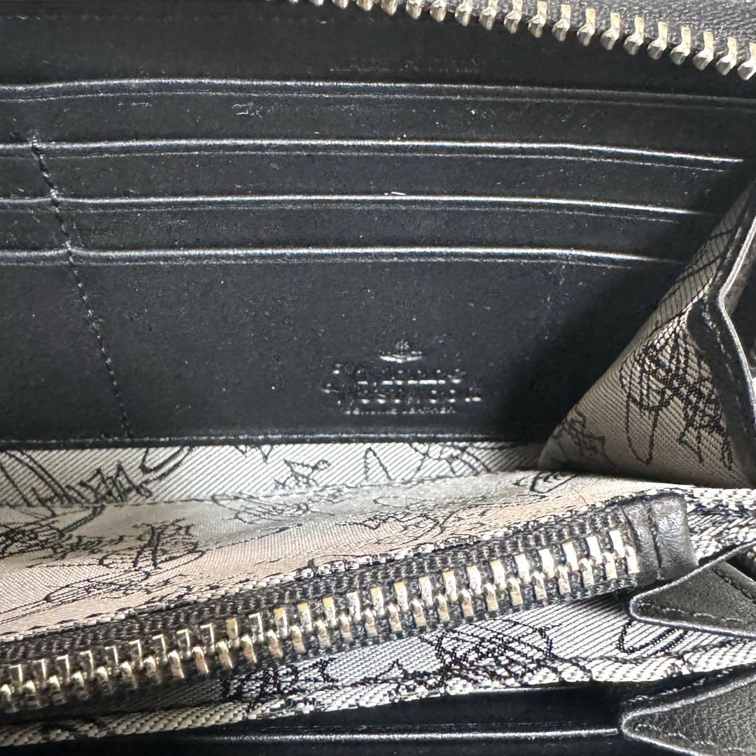 【極美品】ヴィヴィアンウエストウッド 長財布 ラウンドファスナー