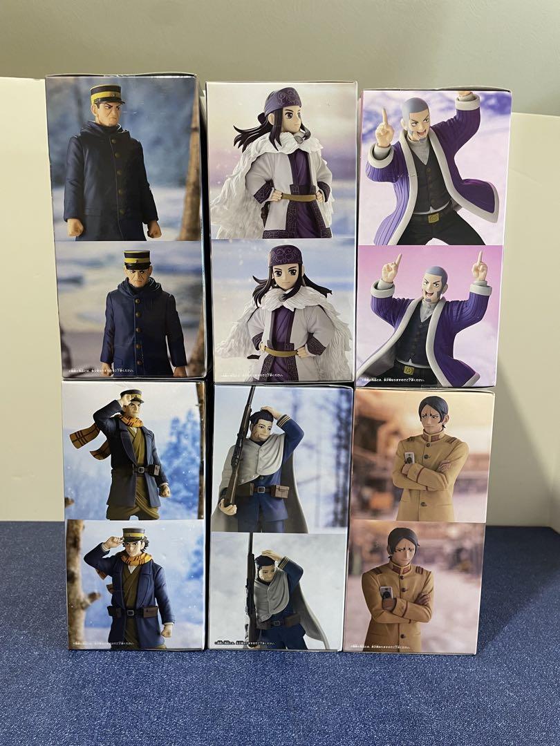 ゴールデンカムイ フィギュア全6種セット 杉本 アシリパ 白石