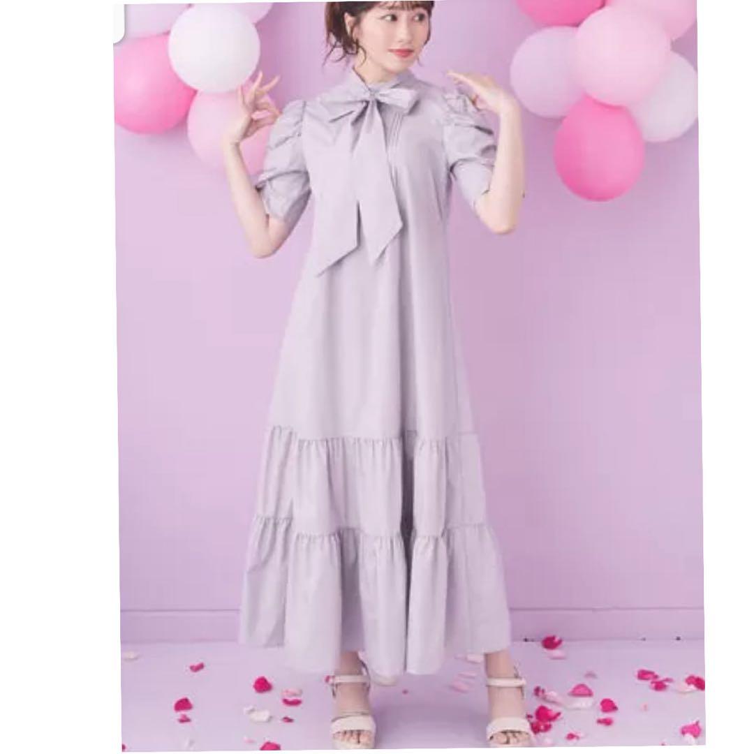 メゾンドフルールPetite Robe×あーりんコラボ ティアードワンピース