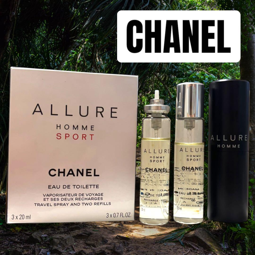 CHANEL アリュール オム スポーツ トラベルスプレー - メルカリ