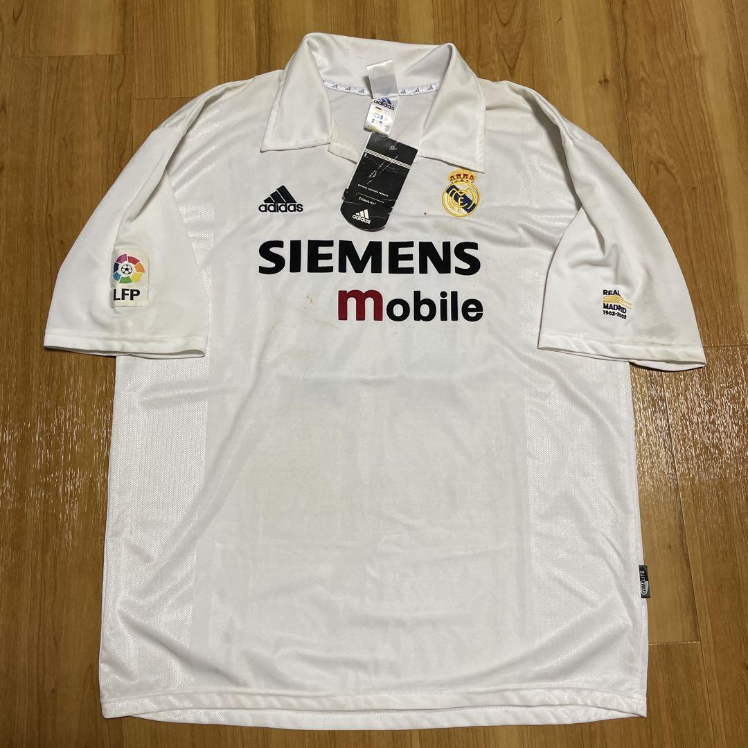 ルマドリード 02-03s サッカーユニフォーム ロナウド デッドストックXL(LL)・adidas