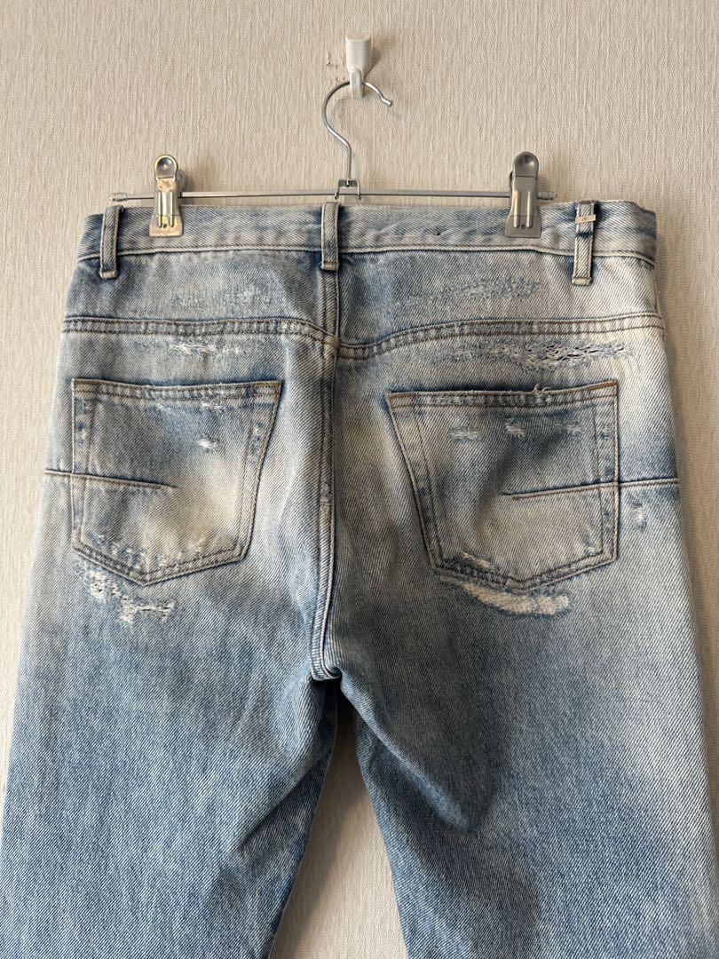 パンツ Dior Homme Super Long Damage Denim Pants