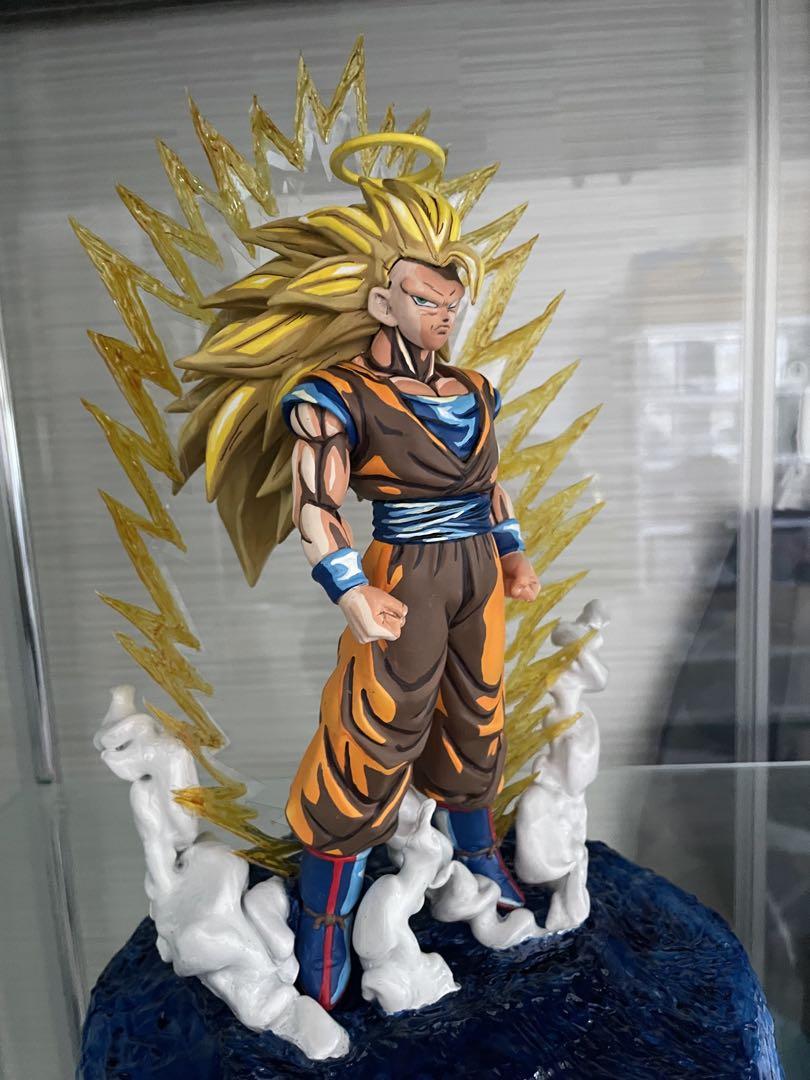 ドラゴンボール　フィギュア　孫悟空　サイヤ人3 ジオラマ　リペイント