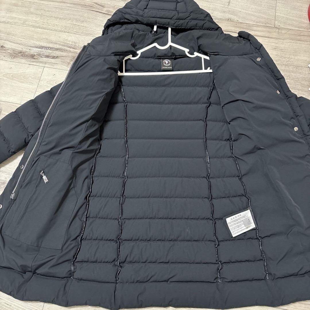 値下げ❣️２０２４年１２月購入❣️CAPE HORN ブラックダウンコートサイズ４２