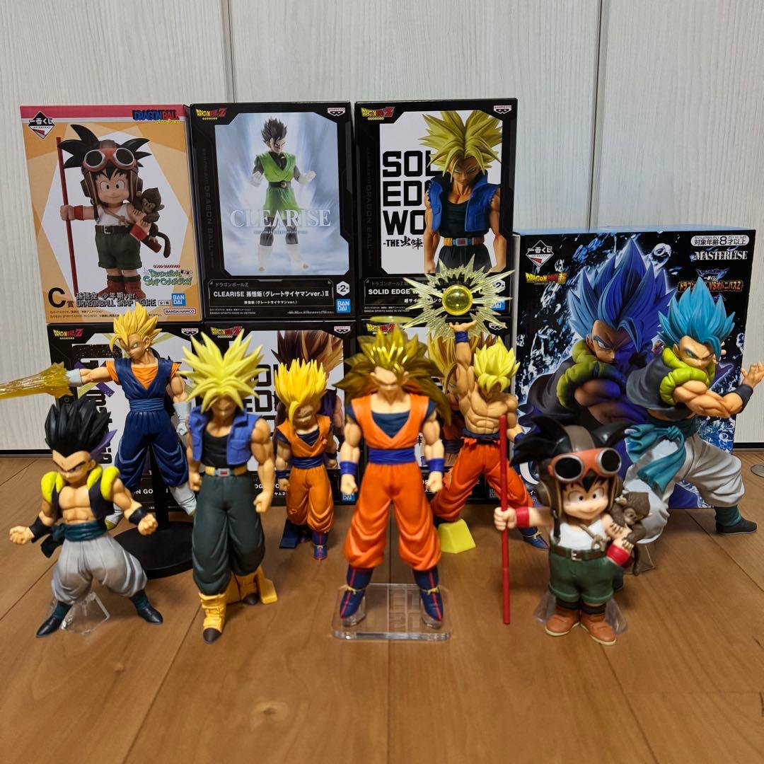 ドラゴンボール 一番くじ プライズ フィギュアセット 11体セット目立った傷や汚れなし