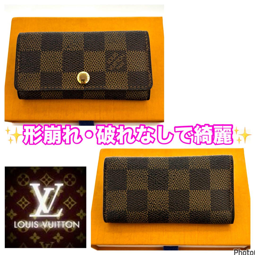 ⭐️新品展示品レベル⭐️ルイヴィトン⭐️ダミエ⭐️ミュレティクレ⭐️4連キーケース⭐️