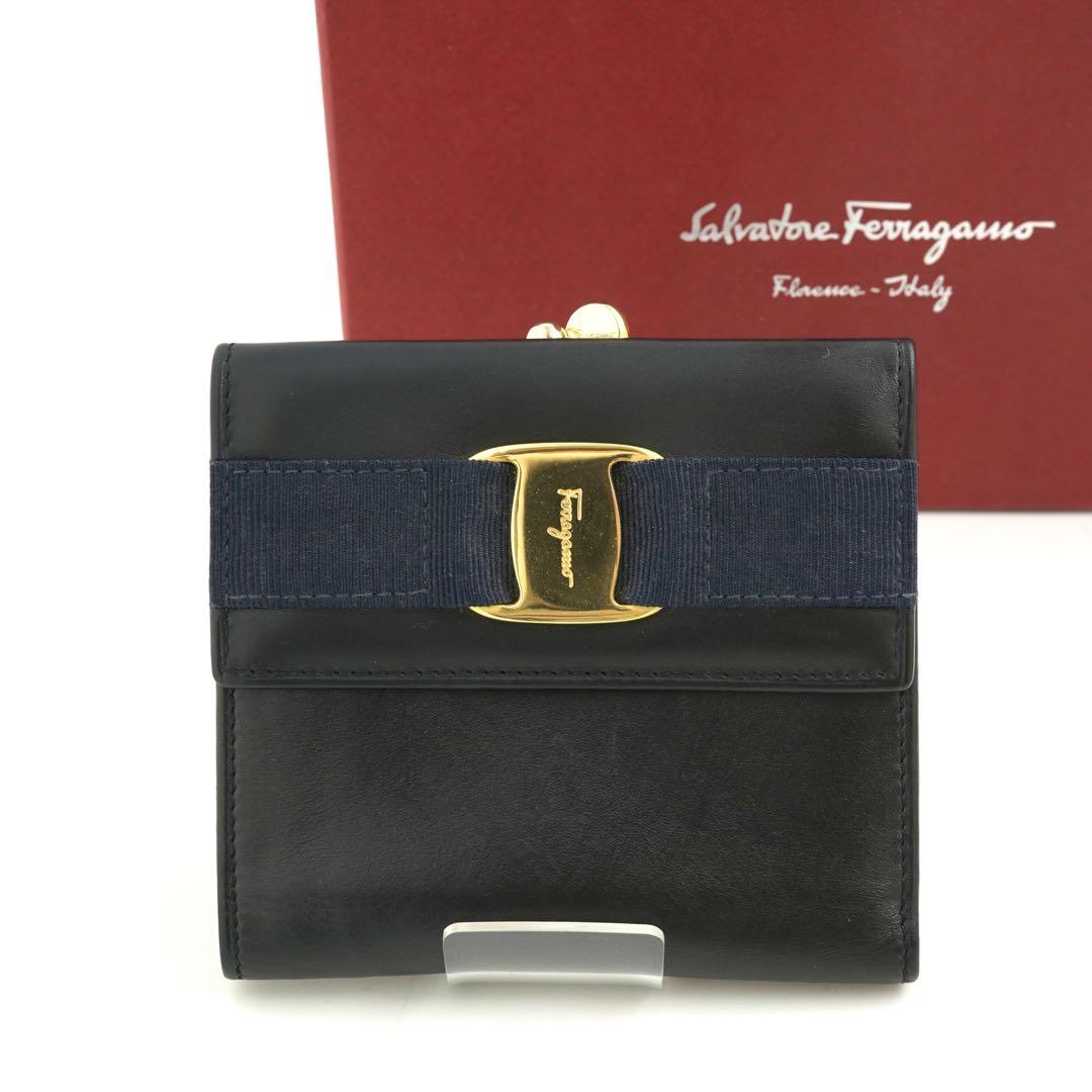 ✨新品未使用✨ Salvatore Ferragamo ミニ財布 ヴァラリボン