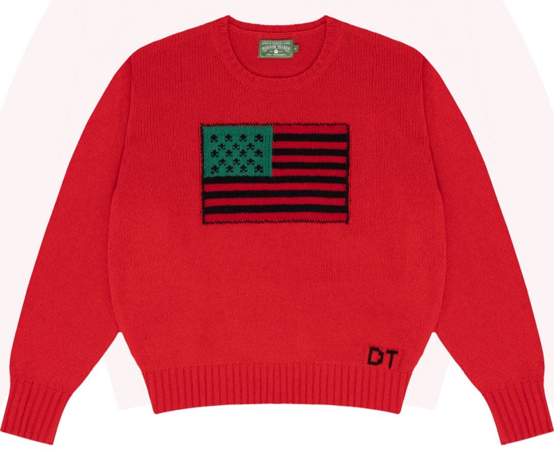 DENIM TEARS 1619 Pan African Flag セーター