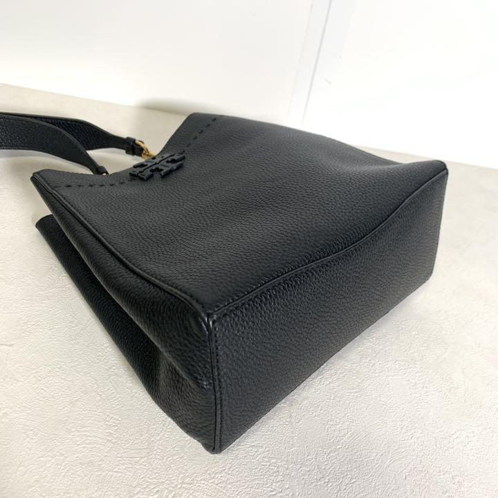 人気日本製 TORY BURCH トリーバーチ トートバッグ 黒 マクグロー ホーボー tJrKm-m42985425129 定番