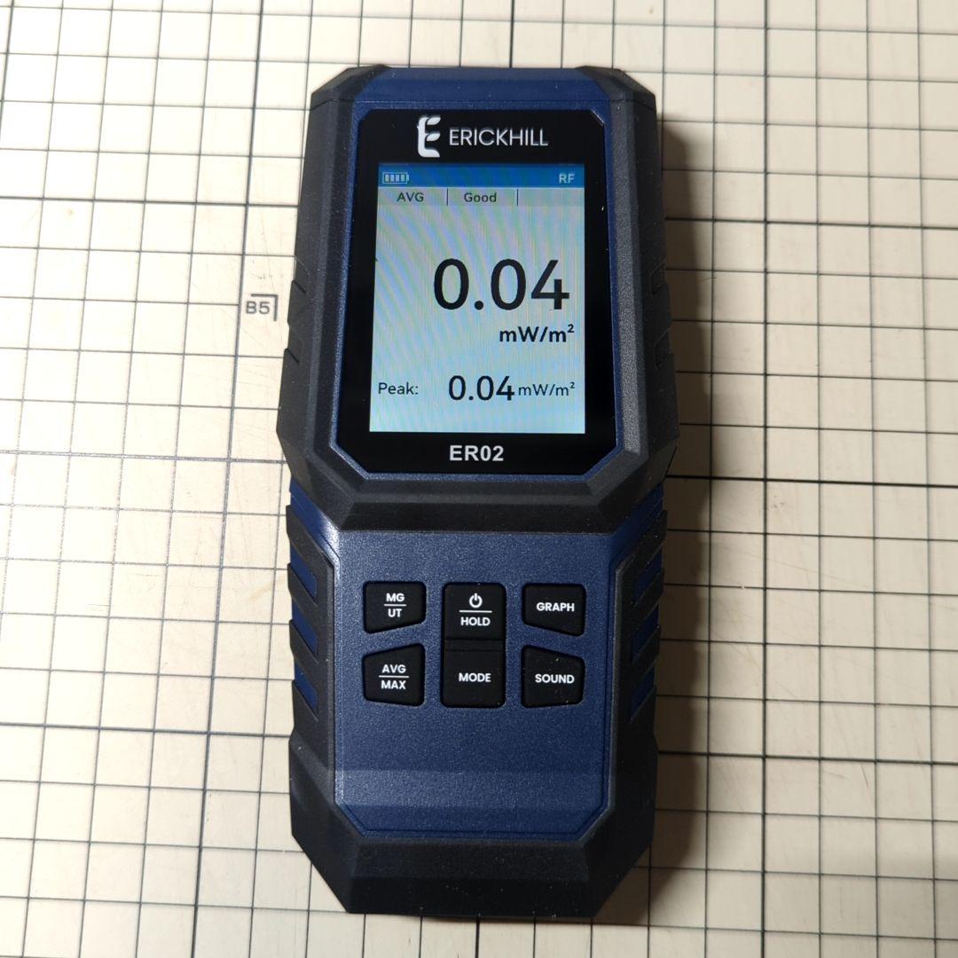 ERICKHILL 電磁波計 3in1電磁波測定器