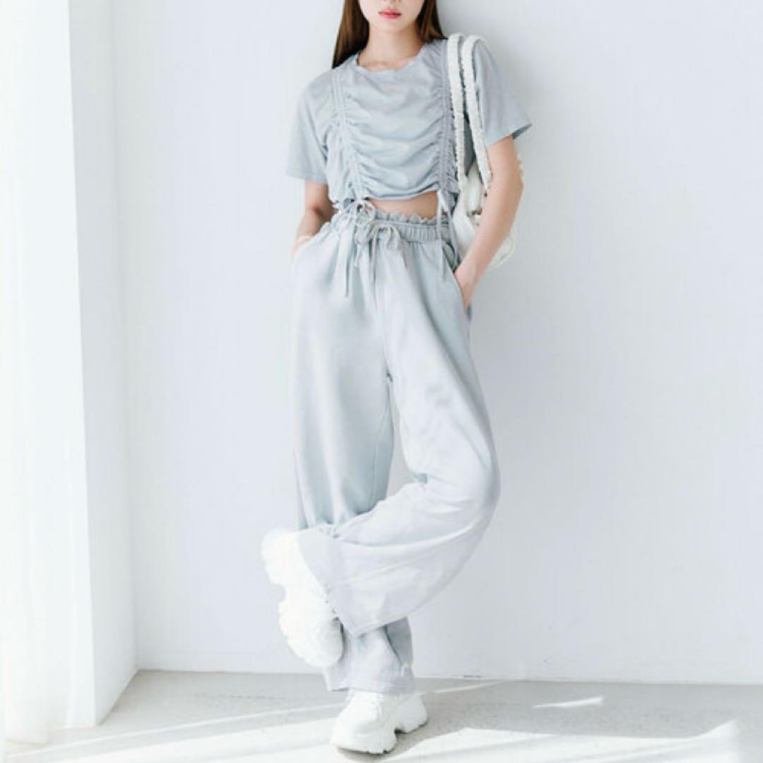 Olive des Olive パンツ バレルレッグスウェットパンツ レディース 5,999円