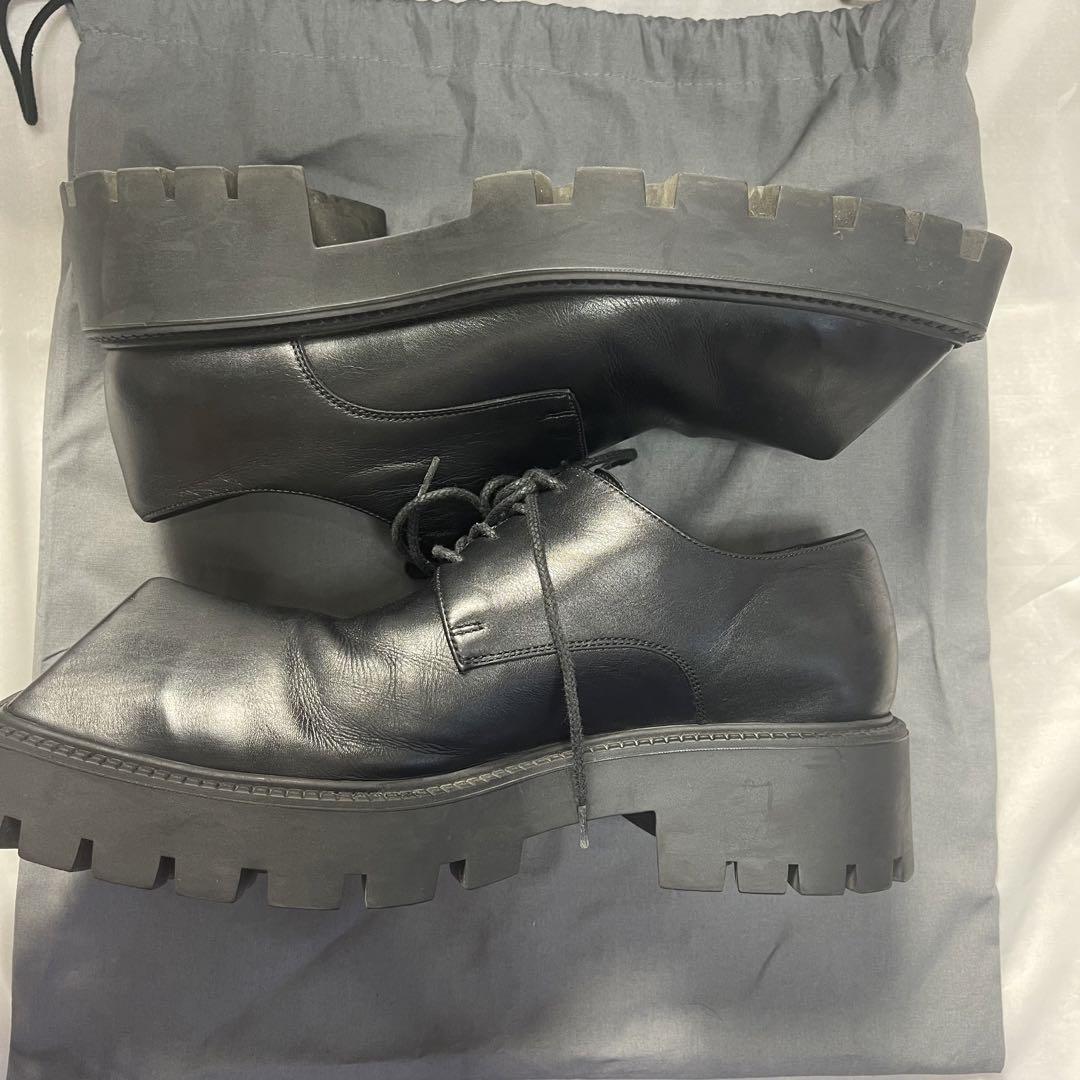 balenciaga Rhino リノ レザー ダービー シューズ