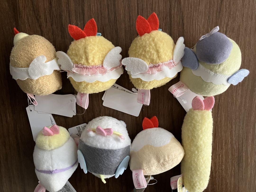 【新品】すみっコぐらし 天使なえびてんアイドル てのりぬいぐるみ 8点セット