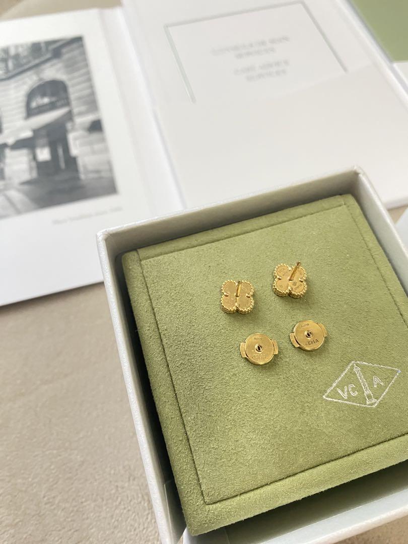 マザーオブパール　ヴァンクリーフ＆アーペル スウィートアルハンブラ ピアス スウィート アルハンブラ ピアス 18K イエローゴールド, マザー