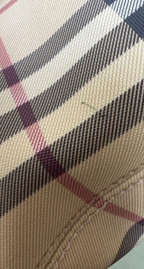 BURBERRY チェック柄 トートバッグ （保存袋付き）