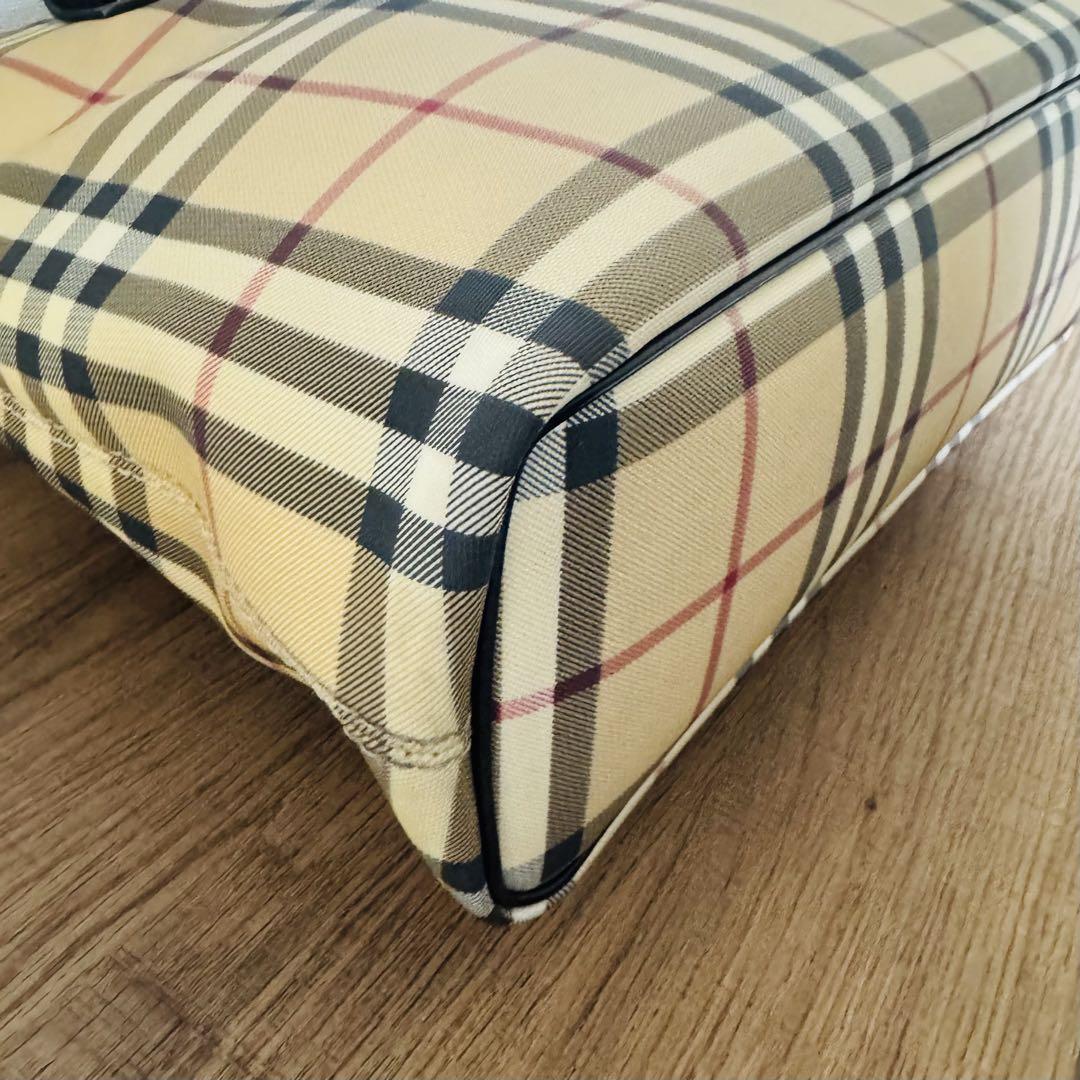 BURBERRY チェック柄 トートバッグ （保存袋付き）