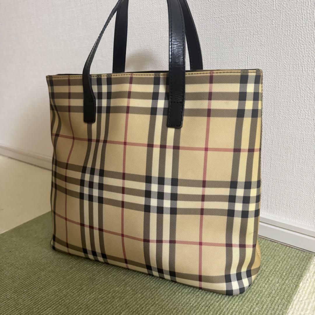 BURBERRY チェック柄 トートバッグ （保存袋付き）