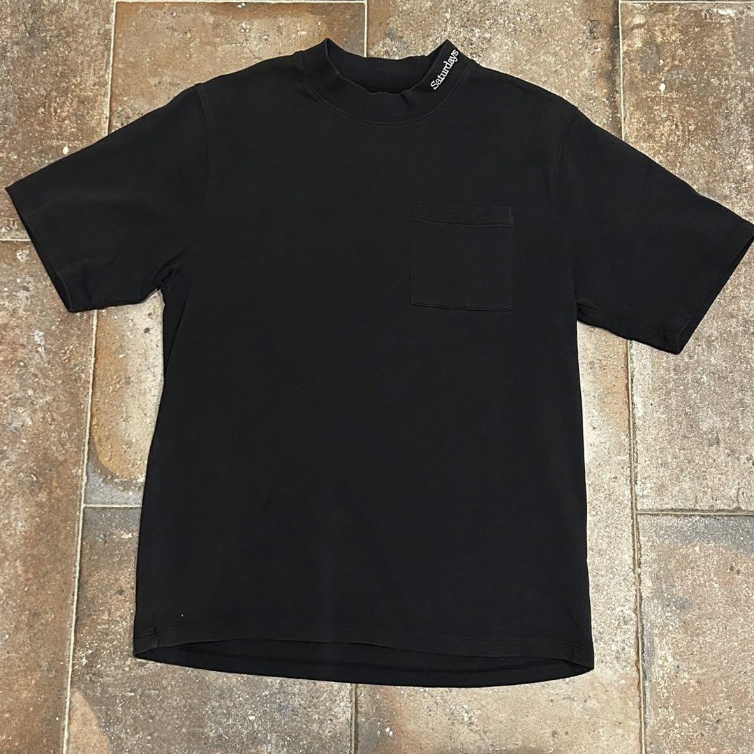 人気新品 York New Saturdays City メルカリ - ブラックM モックネックシャツ メンズウェア