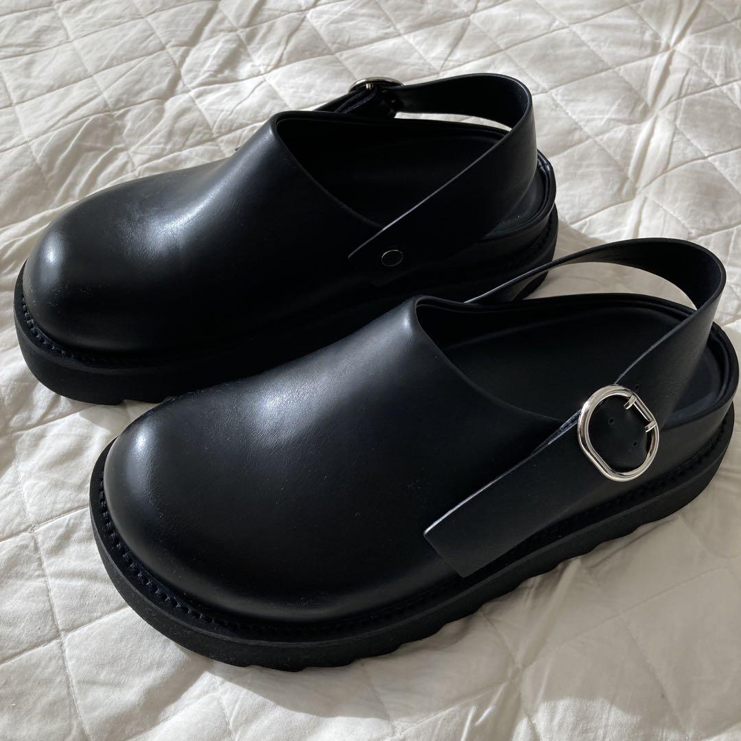 aere アエレ　eco leather sling back shoes
