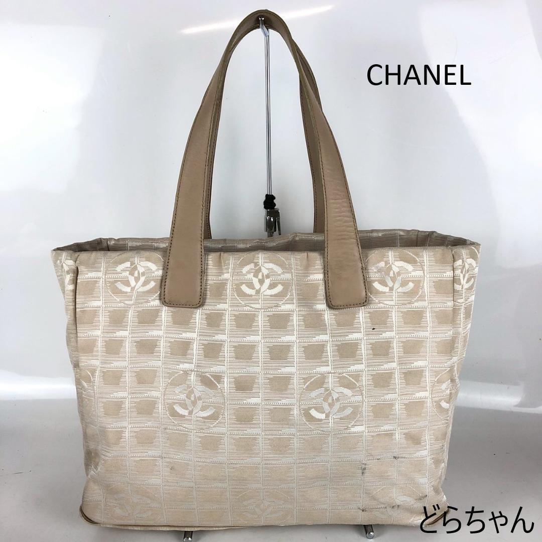 CHANEL ニュートラベルトート ベージュ CHANEL シャネル トートMM ニュートラベル トートバッグ
