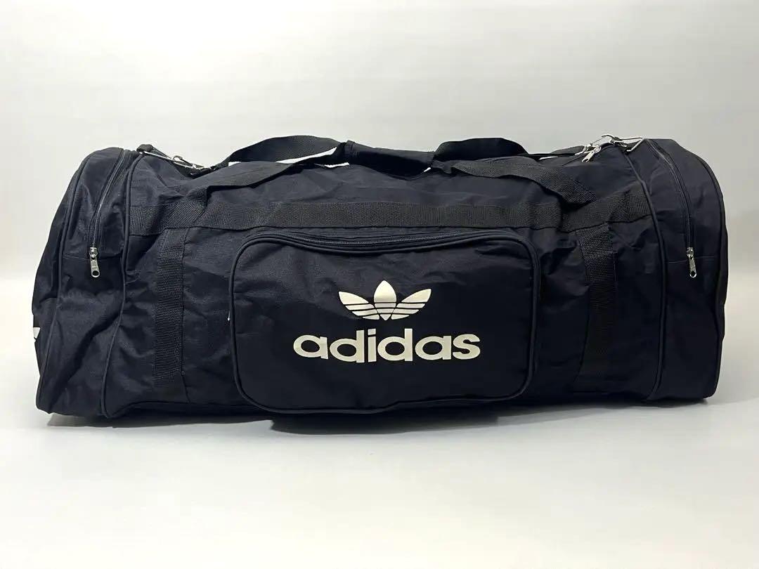 激レア★adidas トレフォイル　超大型ドラムバッグ　旧ロゴ　アディダス