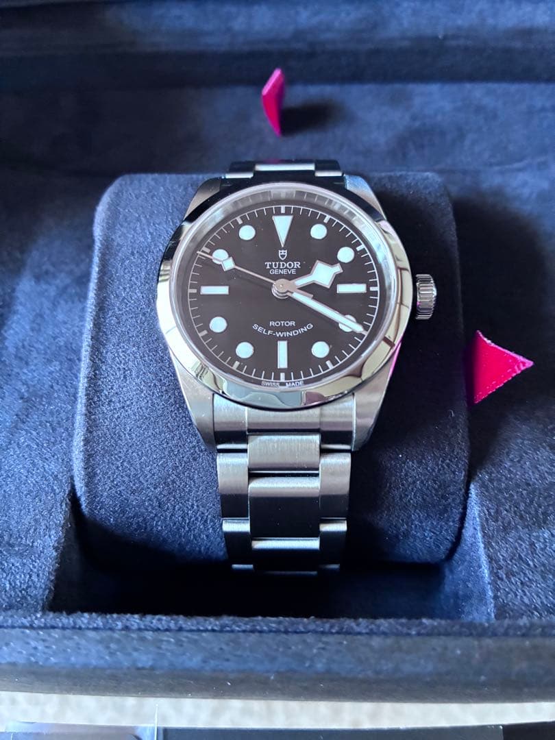 TUDOR 自動巻き腕時計 ブラック　チューダー　79500 美品