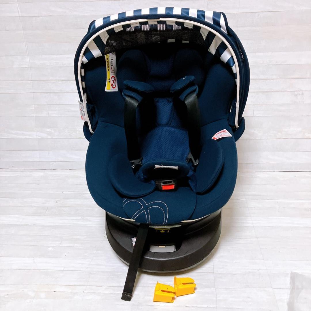 エールベベ クルット5Oui チャイルドシート ISOFIX エールべべ クルット 5Oui ISOFIX ネイビー チャイルドシート