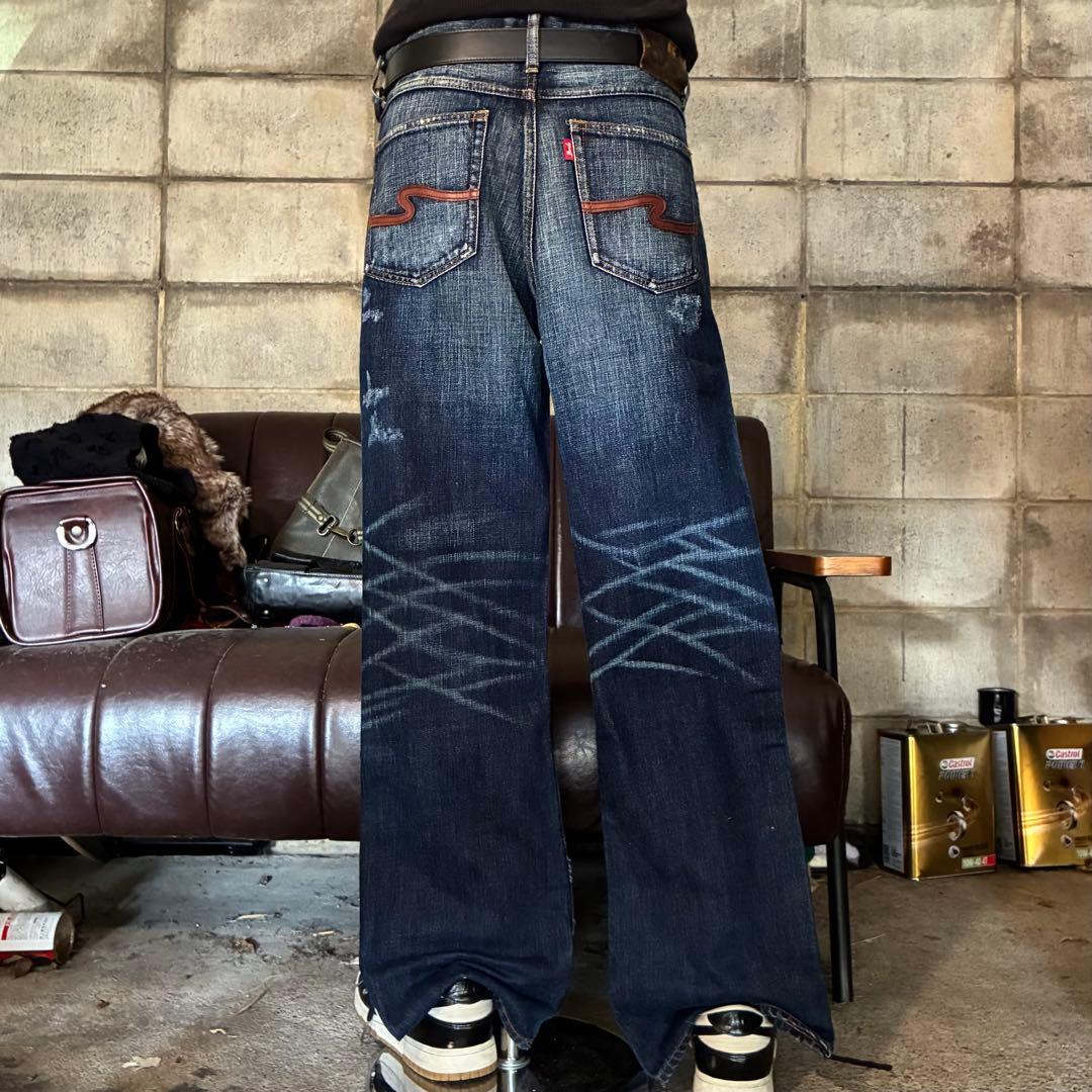 70s-80s VINTAGE フレアパンツ ブーツカット ブラウン 70\u0027s Levi\u0027s746 ベルボトムデニムパンツフレアパンツブーツカット 70s