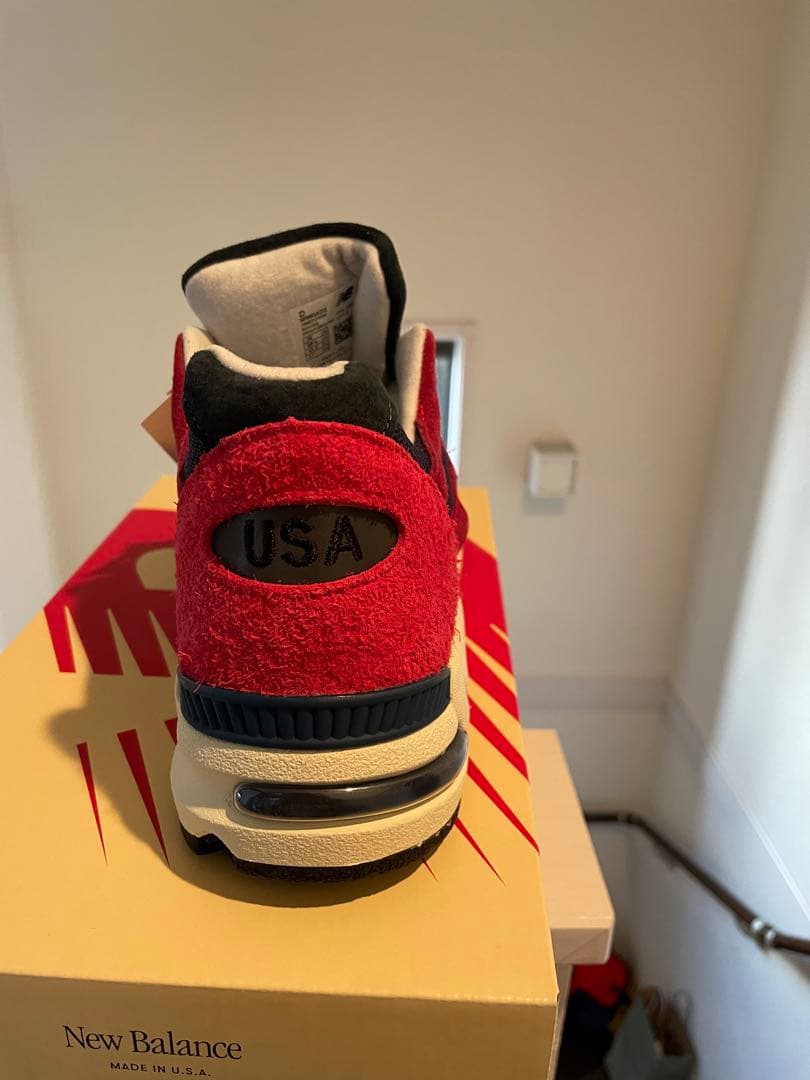 最安値!ニューバランス NB 990V2 レッド27㎝新品未使用 最安値!ニューバランス NB 990V2 レッド27㎝新品未使用