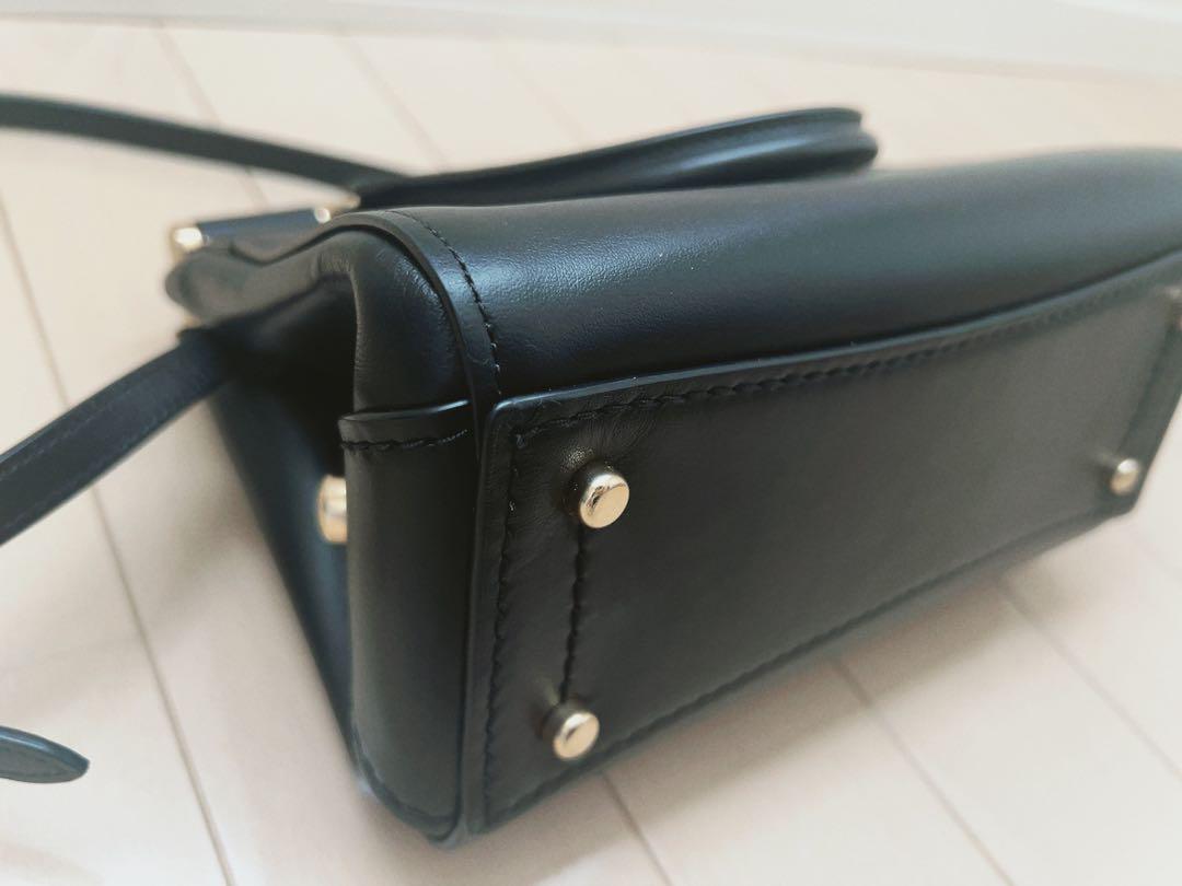 COACH 2WAYレザーバック ショルダーバッグ ハンドバッグ ブラック