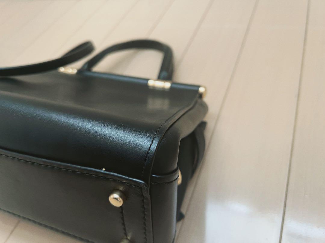 COACH 2WAYレザーバック ショルダーバッグ ハンドバッグ ブラック