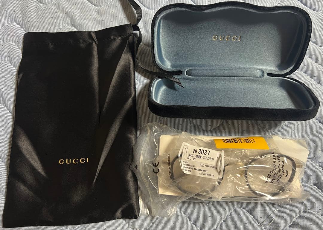 GUCCI グッチ　メガネ GG1357OJ 001 48 ジャパンフィット