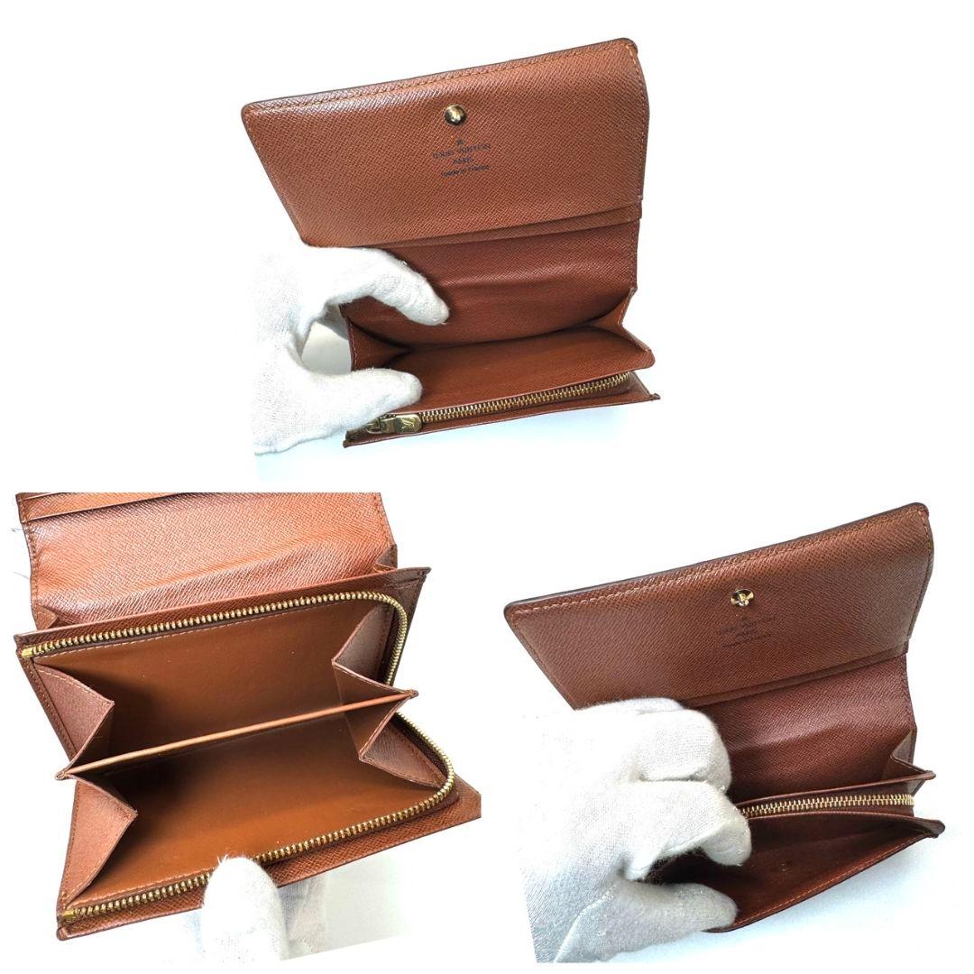 良品. ルイヴィトン モノグラム ポルトモネ ビエ トレゾール 財布 L字ジップ