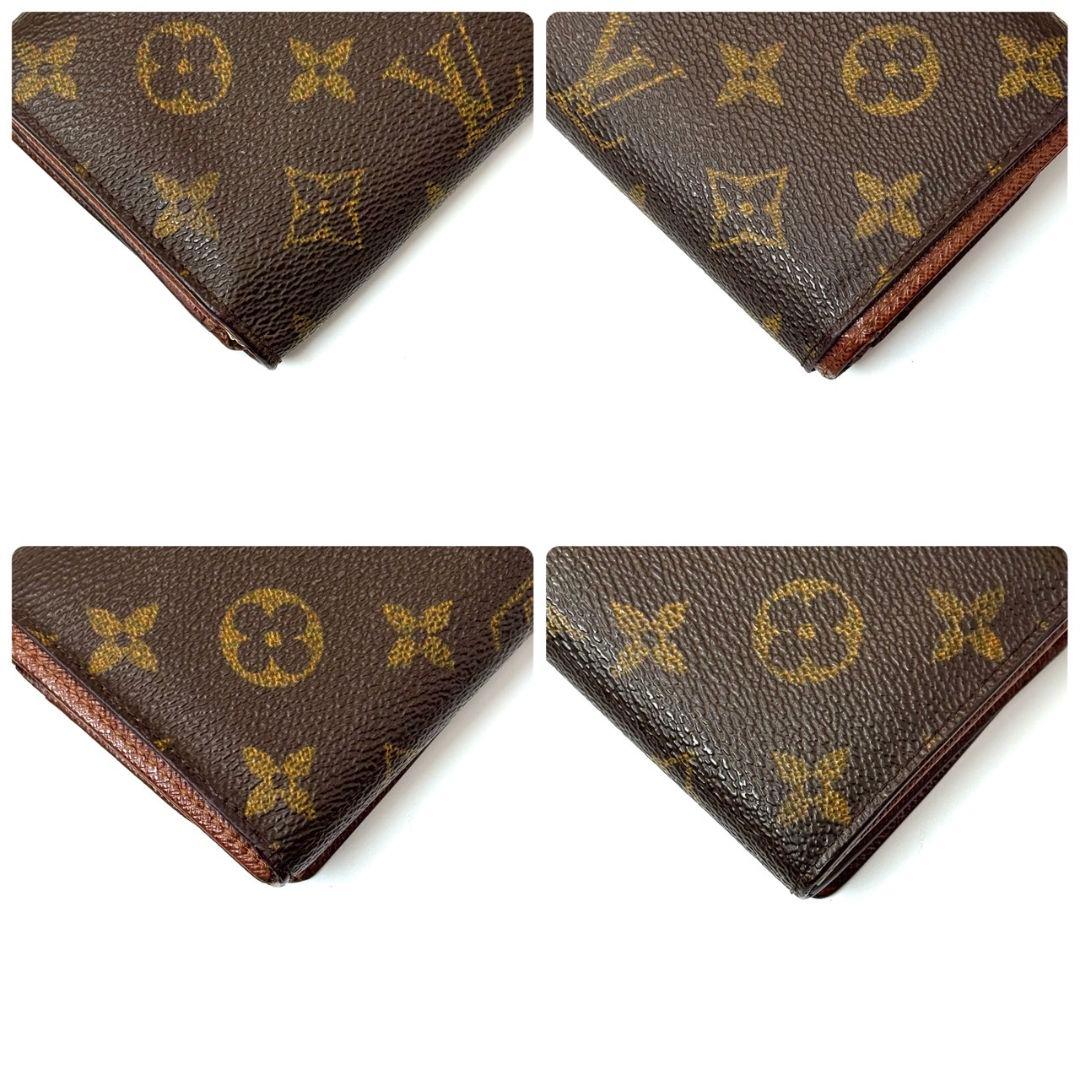 良品. ルイヴィトン モノグラム ポルトモネ ビエ トレゾール 財布 L字ジップ