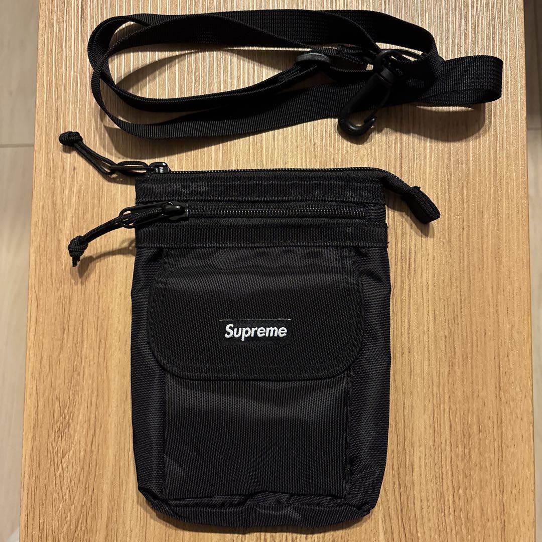 Supreme ブラック ボディバッグ CORDURA ショルダーバック Supreme シュプリーム 19AW Waist Bag Cordura コーデュラ ロゴ