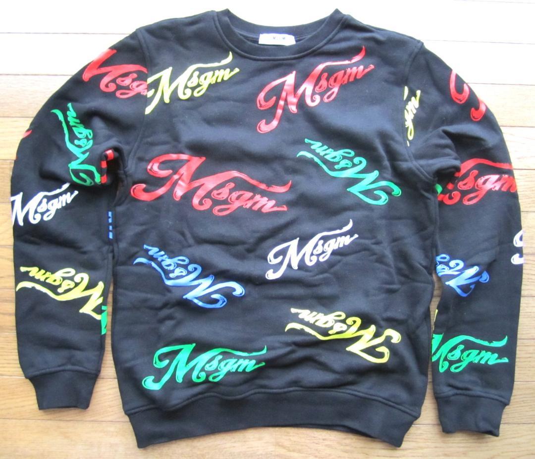 MSGM カラフルロゴ トレーナー サイズ14 - メルカリ
