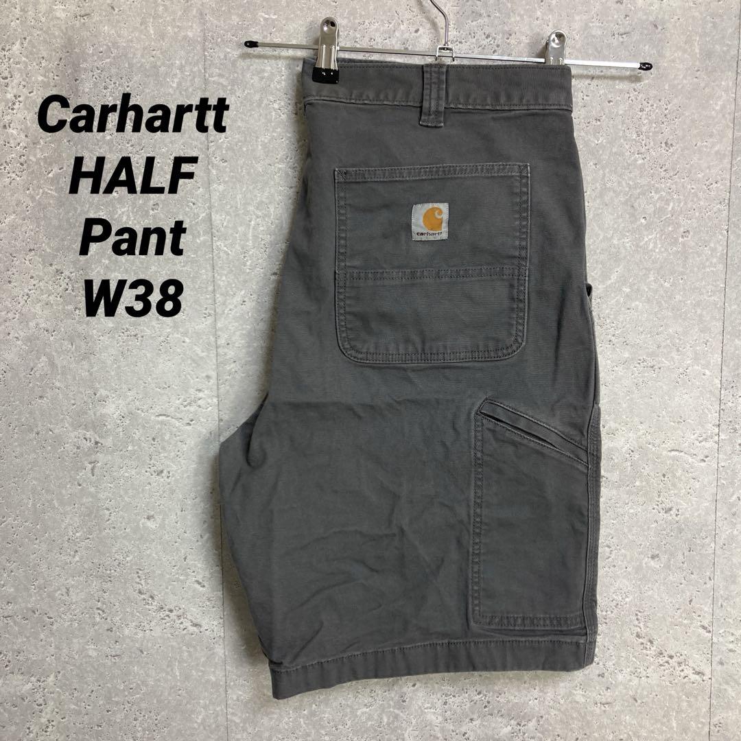 カーハート　グレー　ハーフパンツ　ワーク　ビックサイズ　W38
