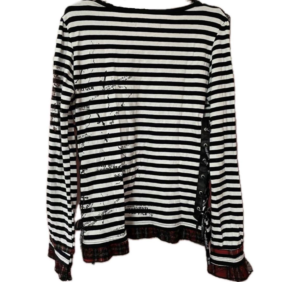 MADPUNKS/マッドパンクス/MADGirls/長袖/V系/パンク系 MAD（M∀D） - 【未使用品】MAD PUNKS マッドパンクス ロング T