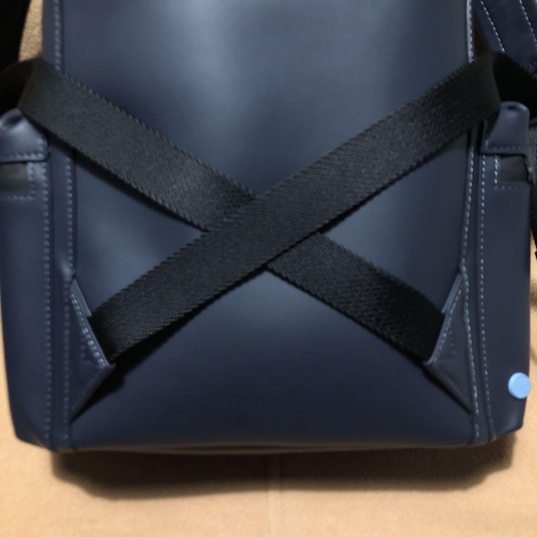 HUNTERオリジナル トップクリップ ラバーコーティング レザー バックパック 画像8