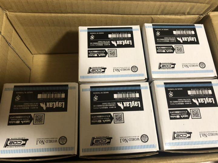 LayLax co2ボンベ 5箱まとめ売り LayLax co2ボンベ 5箱まとめ売り