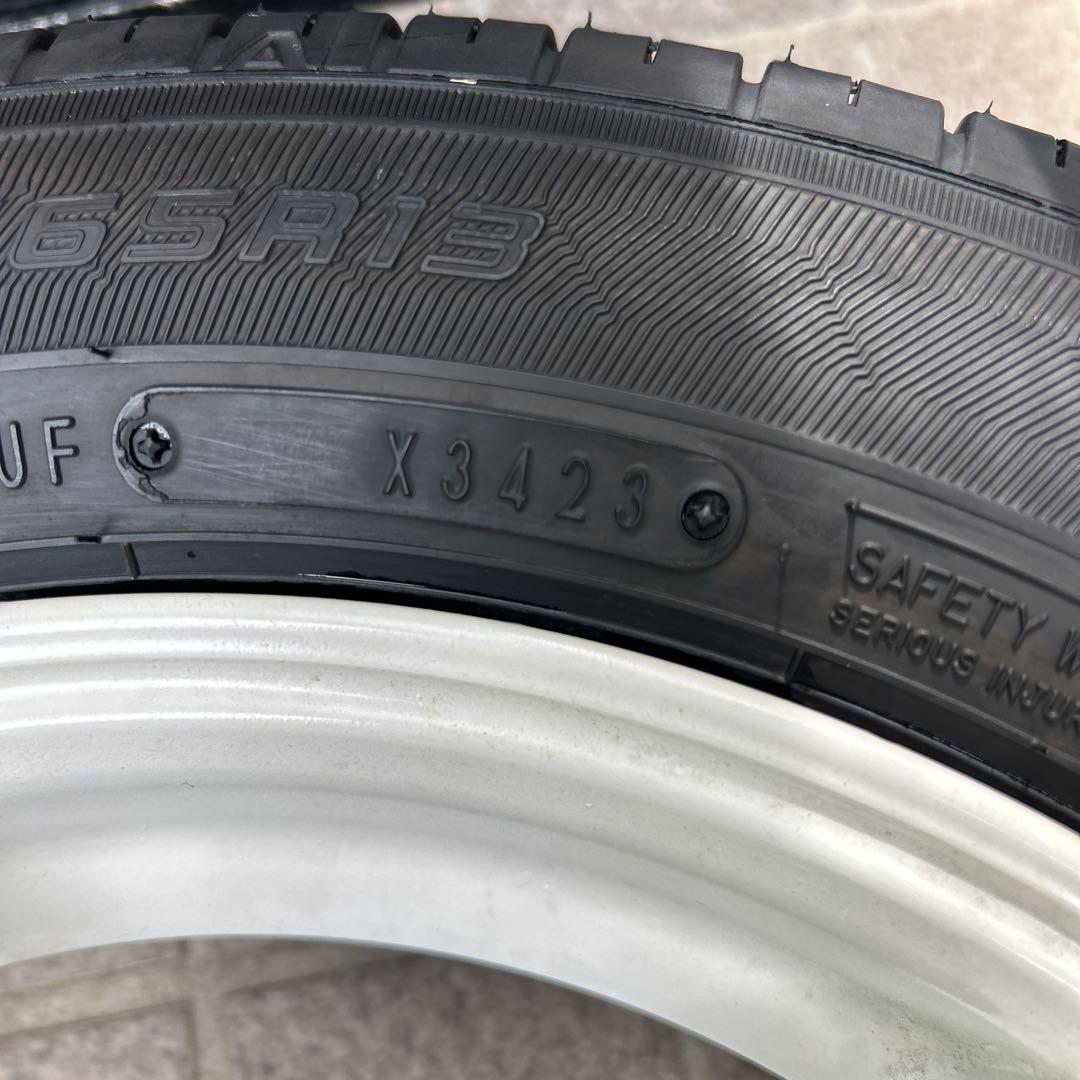 中古155/65R13付！タイヤホイール4本セット！ライフ、ザッツ、ネイキッド他