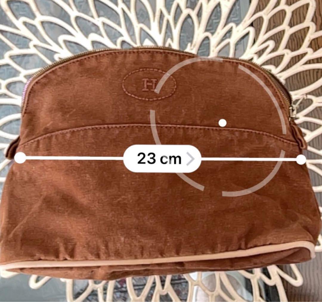 エルメス HERMES ボリードポーチ ブラウン