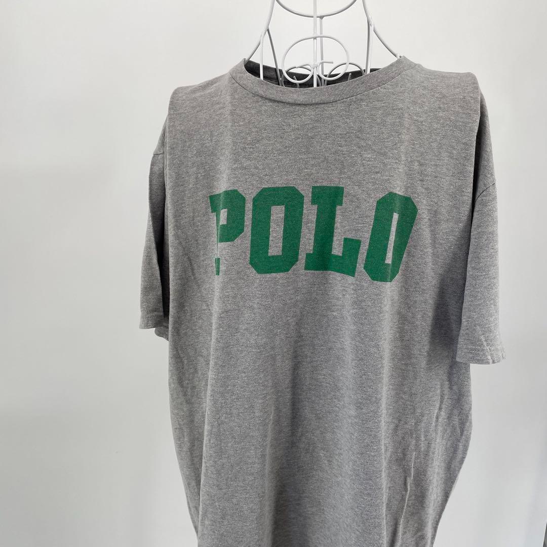 美品　90s　POLObyRALPH LAUREN Lサイズ　ロゴ　グレー
