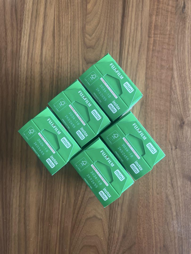 富士フイルム instax mini フィルム　20枚　5箱(100枚)