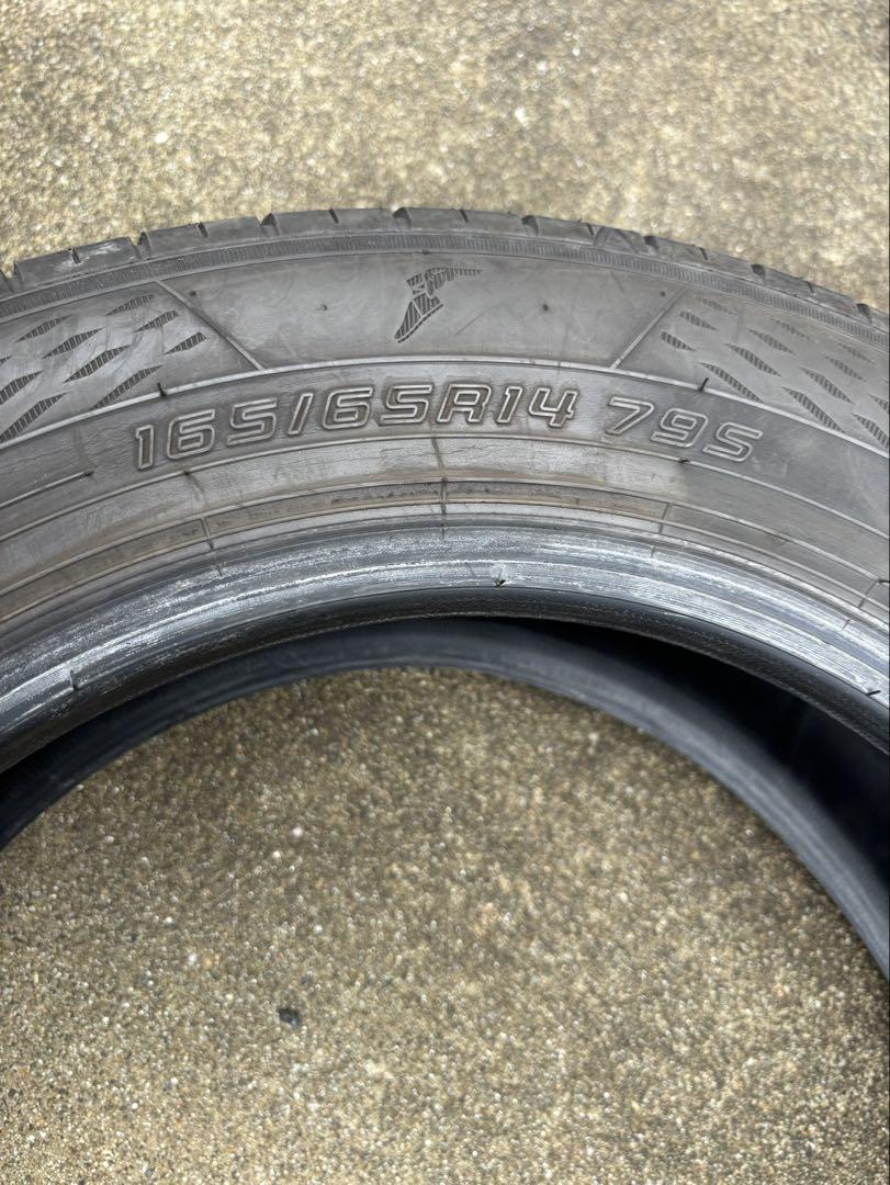 165/65R14 2022年製 6〜7分山 グッドイヤー EG02 4本 中古