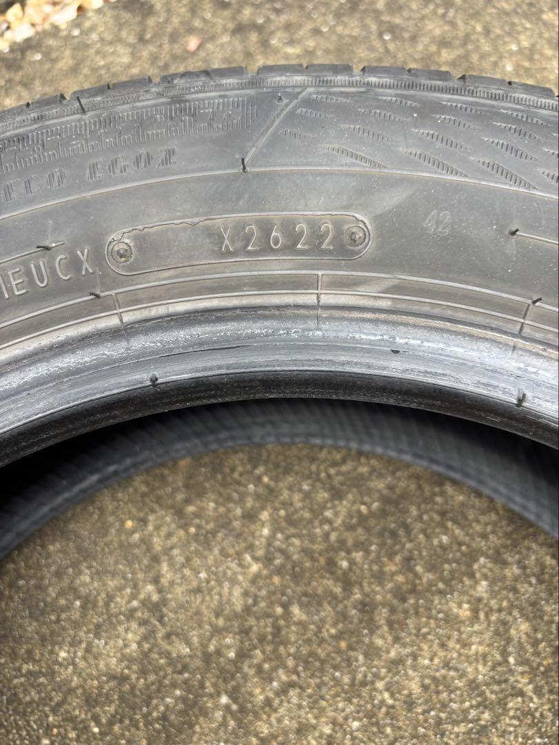 165/65R14 2022年製 6〜7分山 グッドイヤー EG02 4本 中古