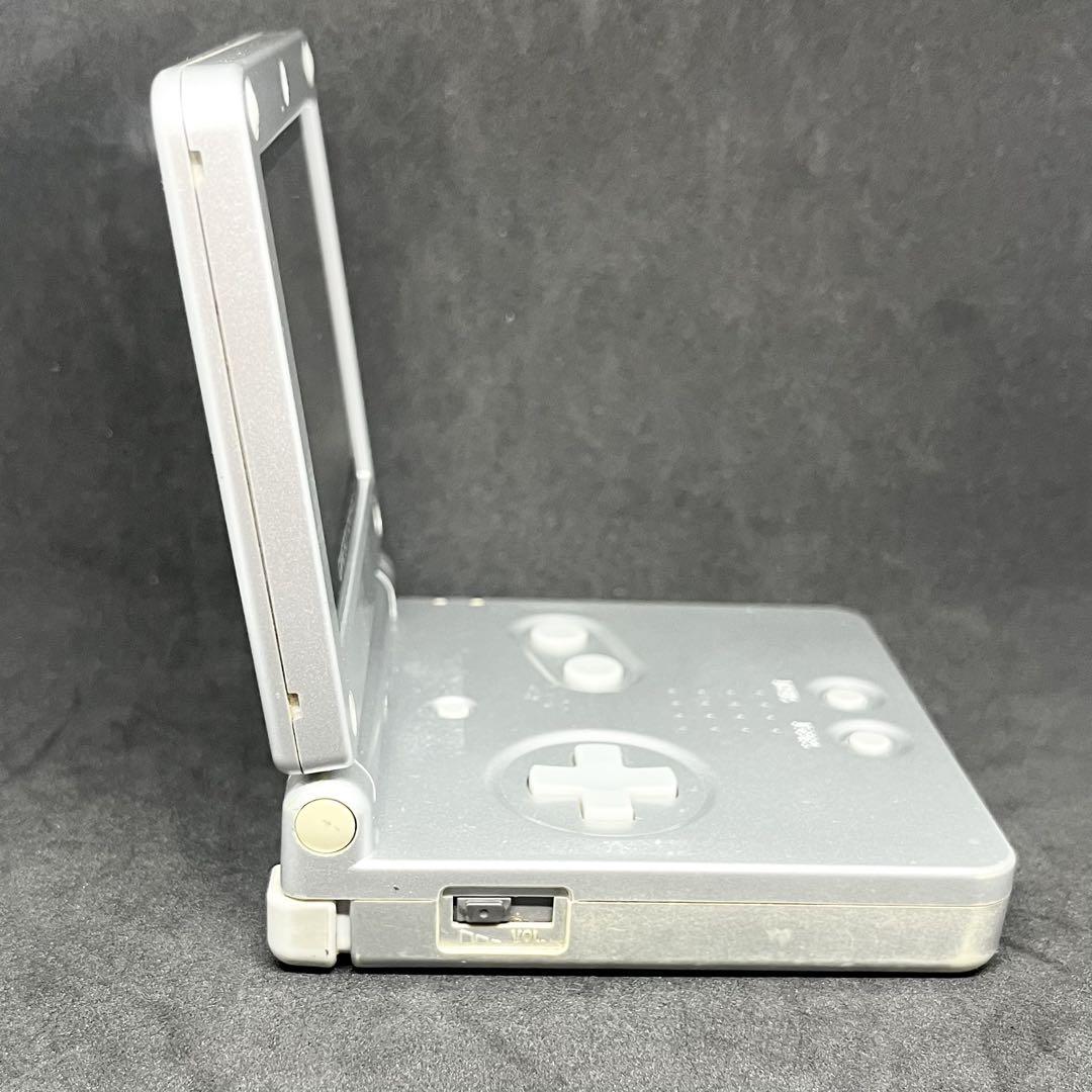 【ジャンク品】ゲームボーイアドバンスSP シルバー AGS-001 バッテリー無